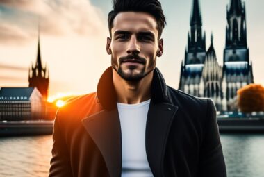 european mens fashion Image of a guy from cologne